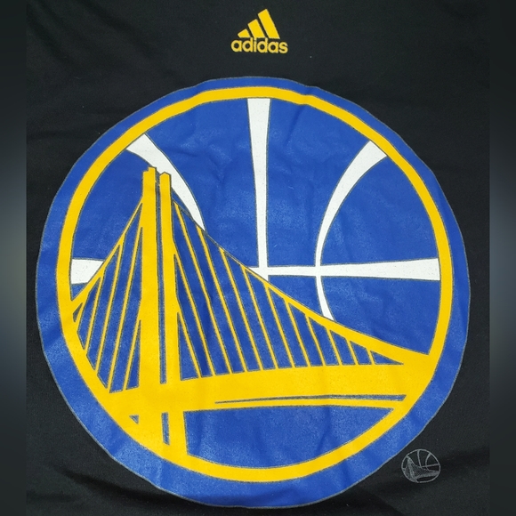 ADIDAS Golden State Warriors Ultimate Tee Black Long Sleeve - Picture 2 of 4